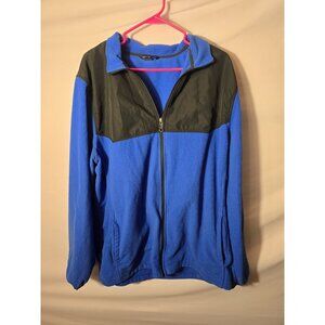 Urban Frontier Track Jacket Zip Up Bright Blue Mens Size XL Soft Running Gym